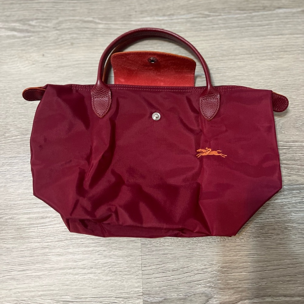 Longchamp le pliage club tote -Red Garnet